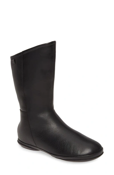 Camper Women's Right Water-resistant Mid Boots Women's Shoes In Black Leather