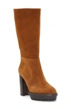 Vince Camuto Eshitana Boots Women's Shoes In Vintage Brown