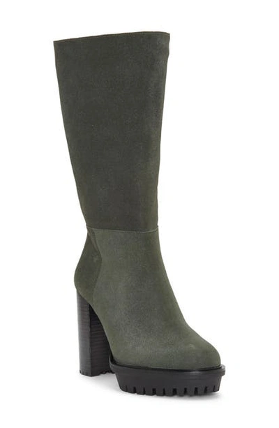 Vince Camuto Eshitana Boots Women's Shoes In Bosco Suede