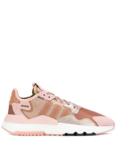 adidas nite jogger rose gold metallic adidas nite jogger rose gold metallic