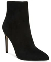 Sam Edelman Wren Dress Booties Women's Shoes In Black Suede