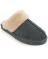 Minnetonka Women's Chesney Slide Slippers Women's Shoes In Charcoal