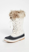 Sorel Women's Joan Of Arctic Waterproof Winter Boots Women's Shoes In Dark Stone Suede