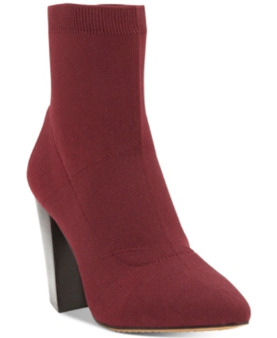 Vince Camuto Setillen Booties Women's Shoes In Ribbon Red