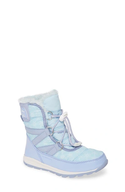Sorel Kids' Little Girls Whitney Short Frozen 2 Boots Women's Shoes In Frosted Purple
