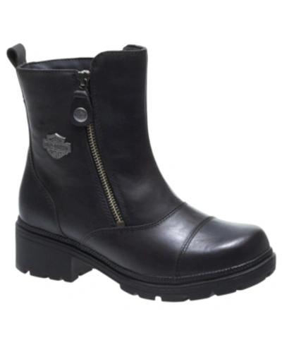 Harley Davidson Women's Amherst Lug Sole Boot Women's Shoes In Black