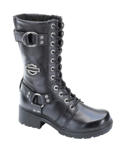 Harley Davidson Harley-davidson Women's Eda Lug Sole Boot Women's Shoes In Black