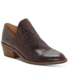 Lucky Brand Women's Fausst Crashback Leather Shooties Women's Shoes In Red Snake