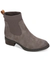 Gentle Souls By Kenneth Cole Women's Best Chelsea Booties Women's Shoes In Concrete Grey Suede