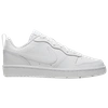 Nike Court Borough Low 2 Big Kids' Shoes In White,white,white