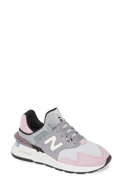 New Balance Women's 997 Sport Casual Sneakers From Finish Line In Grey/ Pink