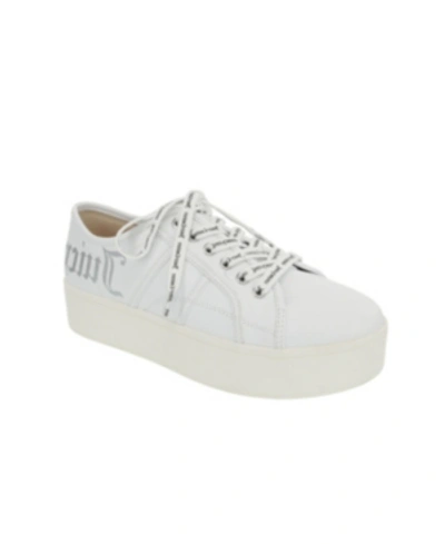 Juicy Couture Bouncy Flatform Sneakers Women's Shoes In White