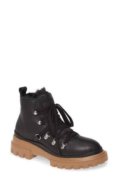 Calvin Klein Women's Lark Cold-weather Boots Women's Shoes In Black Leather