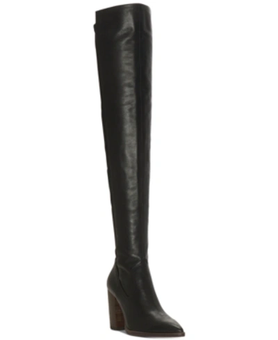 Vince Camuto Cottara Over-the-knee Boots Women's Shoes In Black