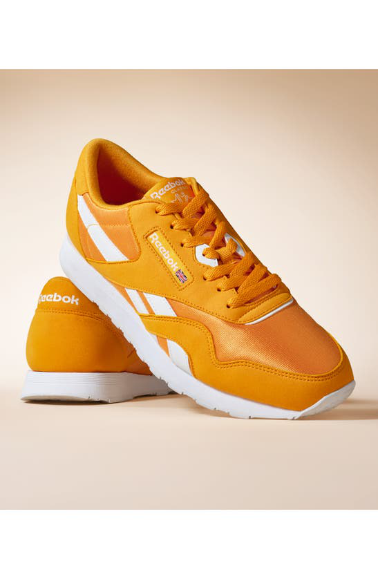 reebok classic nylon mustard