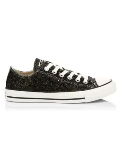 Converse Women's Chuck Taylor All Star Galaxy Dust Ox Low Top Casual Sneakers From Finish Line In Black/silver/white