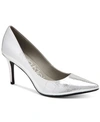 Calvin Klein Gayle Pumps Women's Shoes In Silver