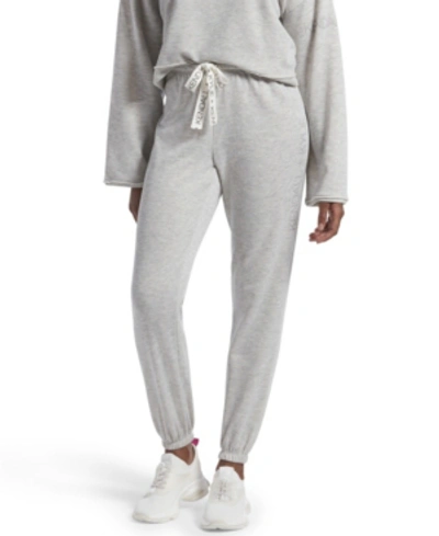 Kendall + Kylie Solid Sweat Pant, Online Only In Lt Heather Grey
