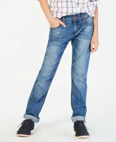 Tommy Hilfiger Kids' Big Boys Regular-fit Stone Blue Jeans
