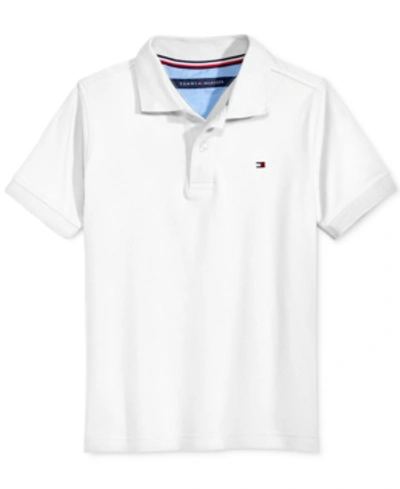 Tommy Hilfiger Kids' Toddler Boys Ivy Stretch Polo Shirt In White