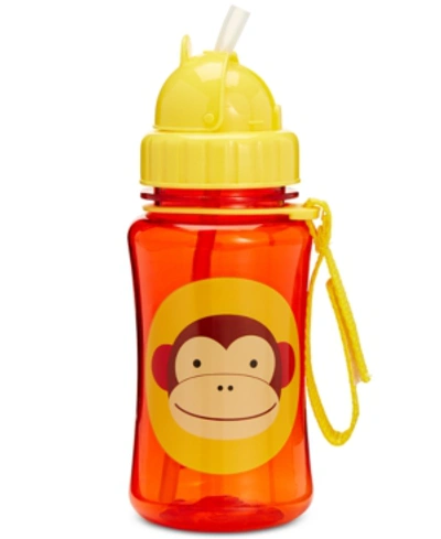 Skip Hop Monkey Zoo Straw Water Bottle In Multi