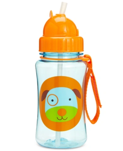Skip Hop Dog Zoo Straw Water Bottle In Multi