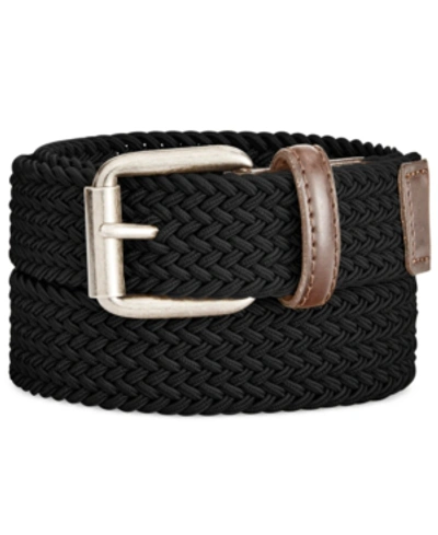 Levi's Kids' Braided Batwing Belt, Big Boys In Black