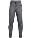Under Armour Kids' Big Boys Brawler Tapered Athletic Pants In Graphite/black