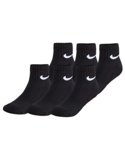 Nike Kids' Little Boys 6-pk. Ankle Socks In Black