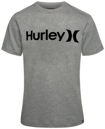 Hurley Kids' Little Boys One And Only Tee In Dark Grey Heather