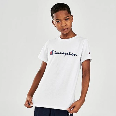 New CHAMPION Boys’ Large Logo T-Shirt 