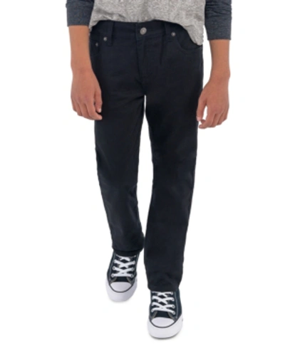 Levi's Kids' Little Boys 511 Slim Fit Five-pocket Sueded Pants In Black