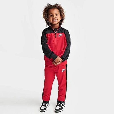 Nike Kids' Baby Boys Tricot Set In Black/red