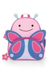 Skip Hop Kids' Zoo Pack Backpack In Pink Solid
