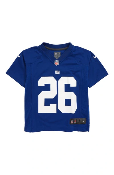 Nike Kids' Saquon Barkley New York Giants Game Jersey, Toddler Boys (2t-4t) In Rush Blue
