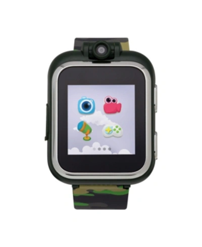 Itouch Playzoom Kids Smartwatch With Olive Camouflage Printed Strap