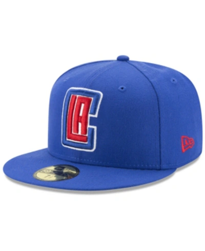 New Era Los Angeles Clippers Basic 59fifty Fitted Cap 2018 In Blue