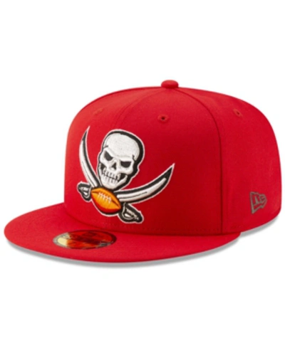 New Era Tampa Bay Buccaneers Logo Elements Collection 59fifty Fitted Cap In Red