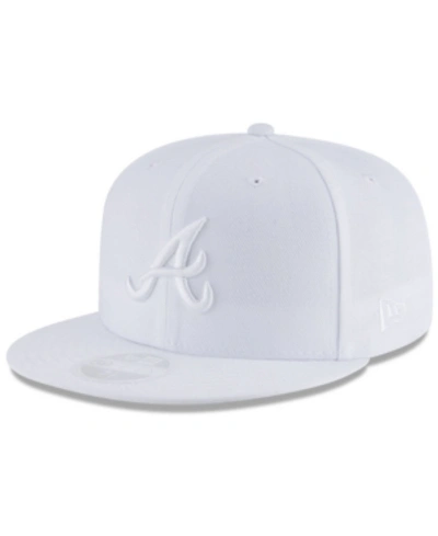 New Era Atlanta Braves White Out 59FIFTY FITTED Cap - Macy's