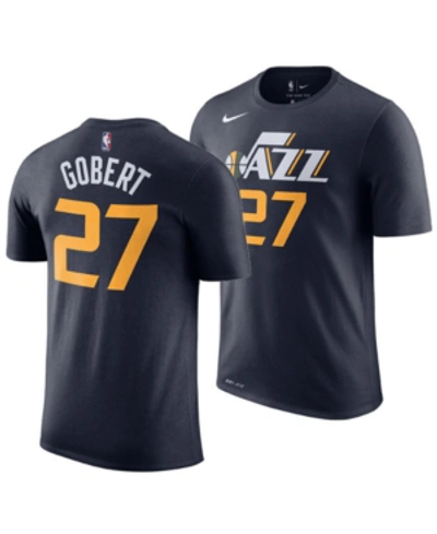 Nike Men's Donovan Mitchell Utah Jazz Icon Player T-shirt In Navy