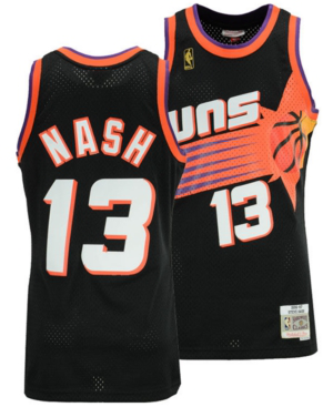 steve nash suns jersey black