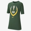 Nike Kids' Big Boys Green Bay Packers Football Icon T-shirt