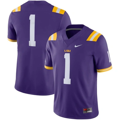 Nike Men's Lsu Tigers Football Replica Game Jersey In Purple