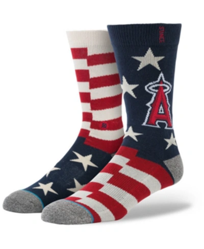 Stance Los Angeles Angels Brigade Socks In Red/white/blue