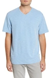 Tommy Bahama Tropicool Paradise V-neck T-shirt In Picasso Blue