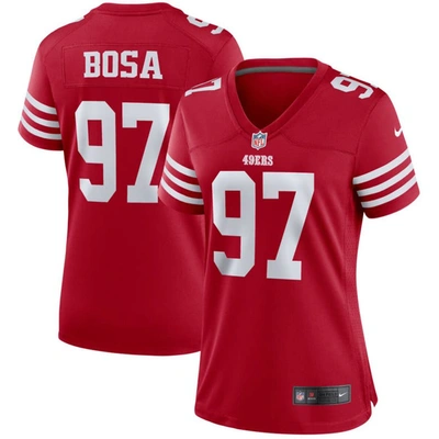 Nike Nick Bosa Scarlet San Francisco 49ers Player Game Jersey In Red