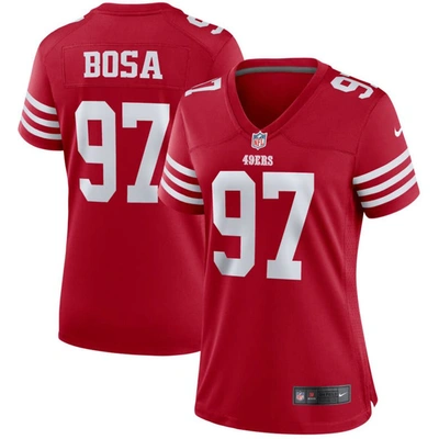 Nike Nick Bosa Scarlet San Francisco 49ers Player Game Jersey In Scarlet