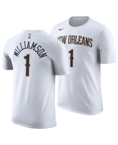 Nike Men's Zion Williamson New Orleans Pelicans Association Player T-shirt In White