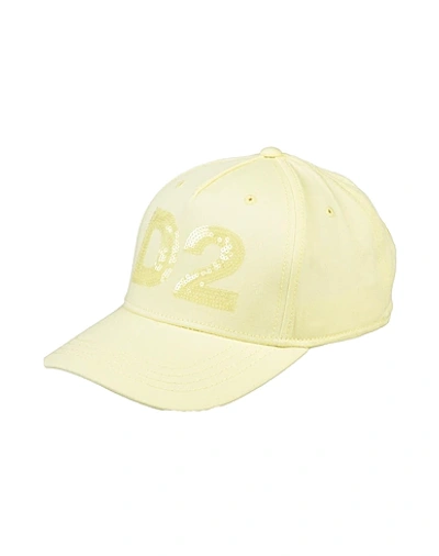 Dsquared2 Kids' Hats In Yellow