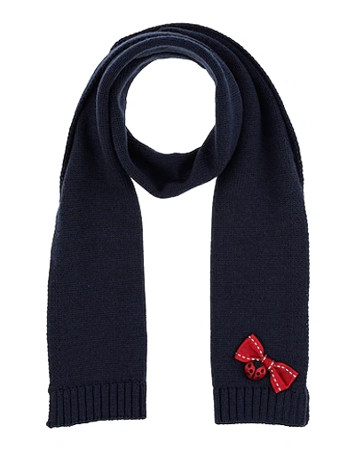 Dolce & Gabbana Kids' Scarves In Dark Blue